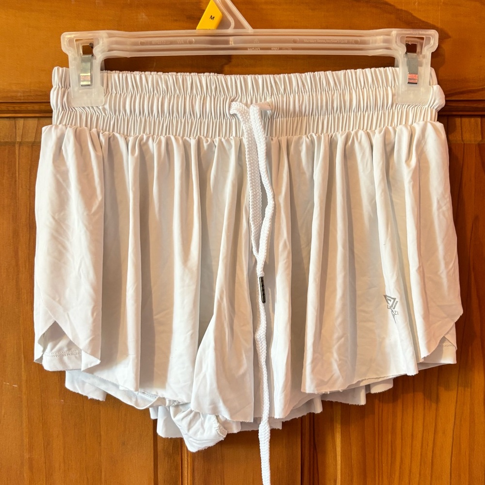 Amazon White Butterfly Shorts